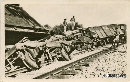1936 - Train derailed by the resistance